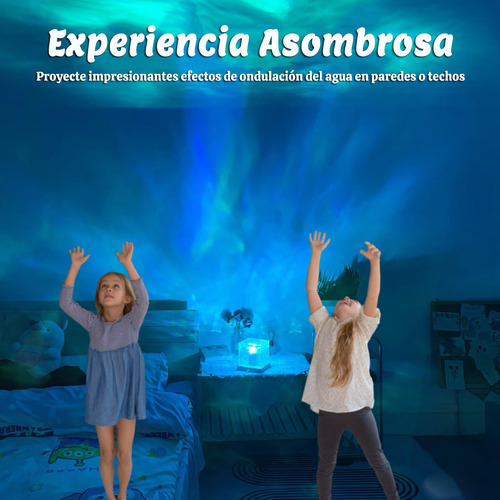 Luz Nocturna Aurora Onda 16 Colores Recargable Dormitorio