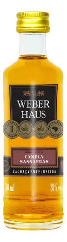 Cachaça Weber Haus Canela Sassafrás 50ml
