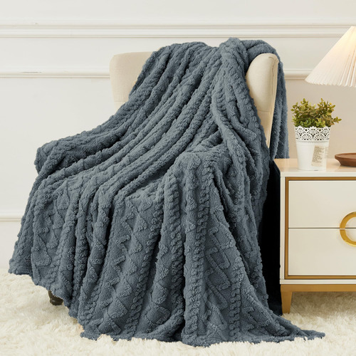 Aganear Sherpa Fleece Twin Blanket - Diseño Elegante 3d, Man