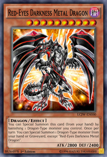 Red-eyes Darkness Metal Dragon Yugioh