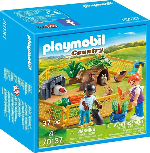Playmobil Country Cercado De Animais 70137 