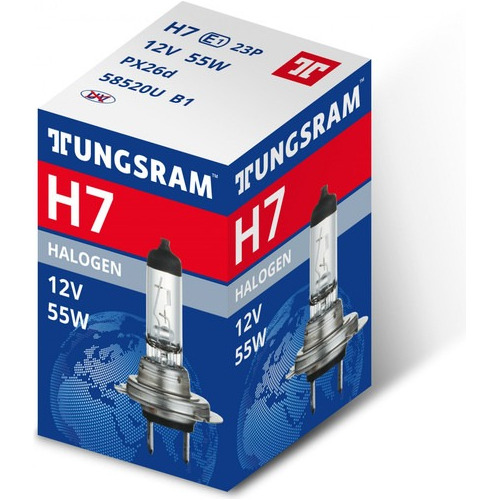 Ampolleta H7 Tungsram 12v 55w Halogena 58520su B1