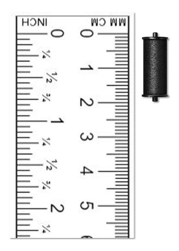 Imagen 6 de 9 de Kit Etiqueta 21x12mm Colores Rodillo Tinta Etiquetadora 5500