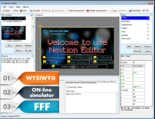 Nextion 4.3 Ihm Display Touch Screen Inteligente Arduino