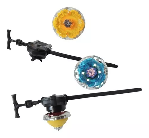 Kit 4 Beyblades Originais Rapidity Metal Completo + Brinde