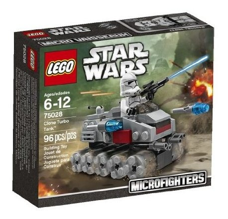 Lego, Serie 1 De Microfighters De Star Wars, Clon Turbo Tank