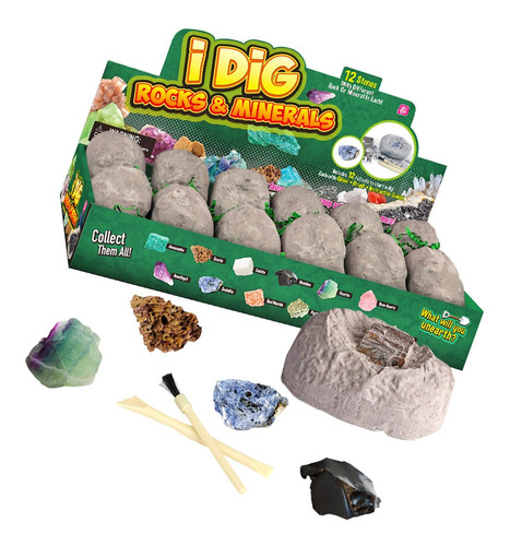 1 Conjunto De Niños Mineral Natural Excavación Juguete Miner