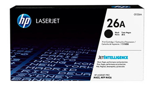 Hp Toner 26a Cf226a Negro Para Hp Laserjet Pro M402dn