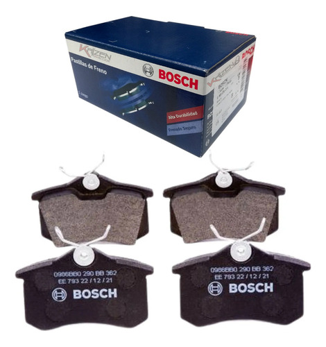 Pastillas Freno Traseras Bosch Renault Fluence