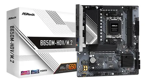 PLACA MÃE AMD AM5 ASROCK B650M-HDV/M.2