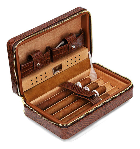 Time C Club Estuche Para Cigarros De Cuero Burdeos Estilo Pi