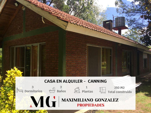 Casa Quinta En Alquiler Temporal  - Canning Ezeiza