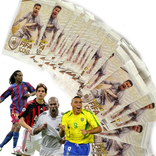 Futebol Fifa Legends 200 Cards  = 50 Envelopes De Figurinhas