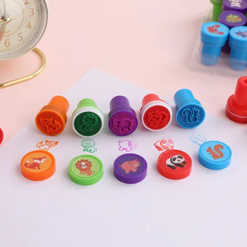 Sellos Didácticos Infantiles Diseños Variados X50 Unidades