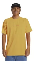 Comprar Remera Quiksilver Lifestyle Hombre Razor Stn - Mostaza Ras
