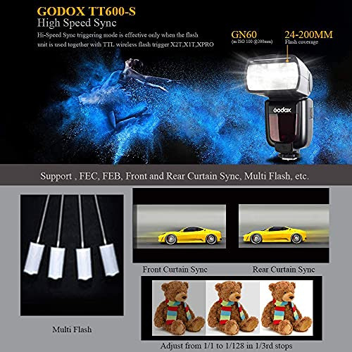 Godox Tt600s Flash De Cámara Gn60 Speedlight