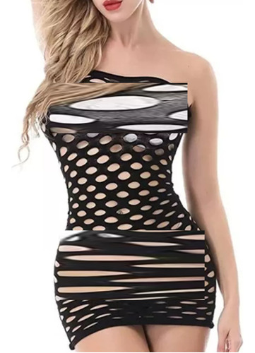 Vestido Sensual Lenceria Erotica Baby Doll Expansible S A Xl