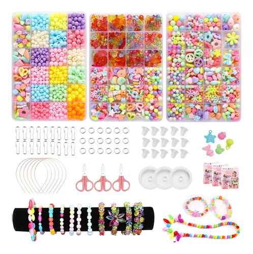 comprar 3 Set Bricolaje De Cuentas Kit Para Hacer Pulseras Y Alhajas