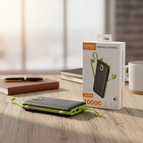 Power Bank Kaidi 10000mah Carregador Portátil,celularknc8881