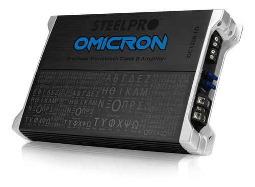 Imagen 3 de 5 de Amplificador Clase D Monoblock 1200w Max Ómicron By Steelpro