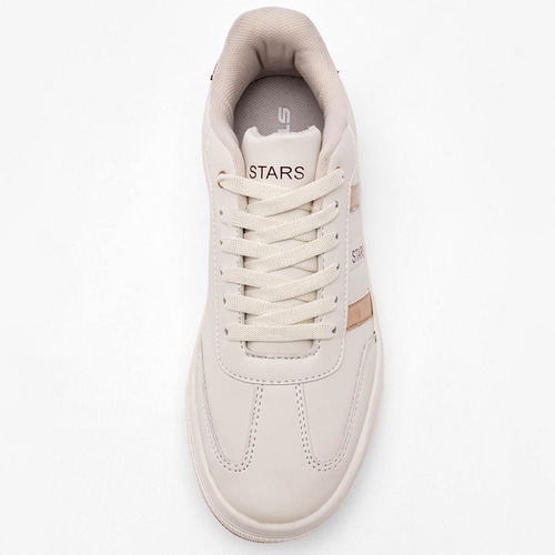 Tenis Casual Mujer Stars Of The World Latte 125-770