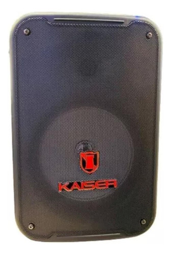 Bafle Kaiser Ksw-7007 8 Pul Recargable Bt Luz Flama Negro