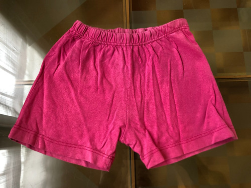 Short  Nena Fuxia De Algodon 