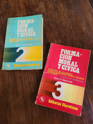 Libros Formación Moral Y Civica. 2 Y 3. Esc Técnica Comercio