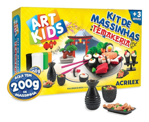 Massinha De Modelar Temakeria Acrilex - 40056