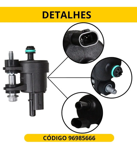 Válvula Solenoide Canister Onix Prisma Cobalt Spin 96985666
