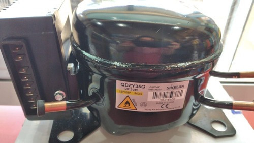 Imagen 2 de 9 de Compresor Sikelan 12/24 Volts Para Frigobar, Heladeras R134a