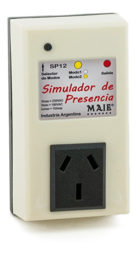 Simulador De Presencia (timer) Para El Hogar 2200wats