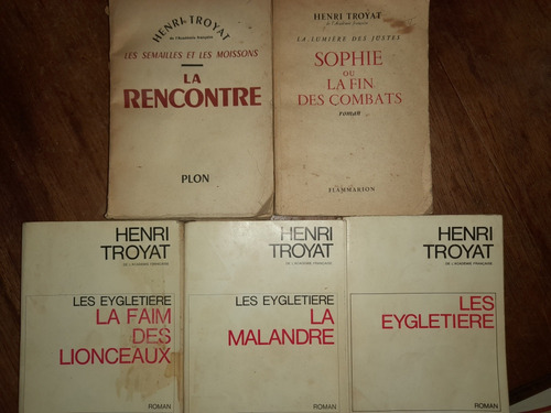 Henri Troyat 5 Libros En Francés Les Eygletiere Y Más... E11