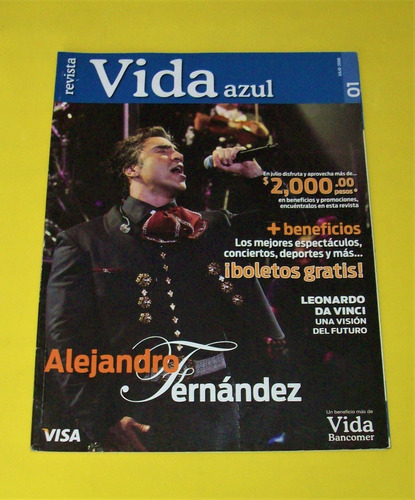 Alejandro Fernandez Revista Vida Azul 2008 Bjork
