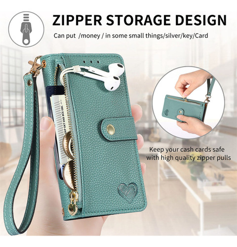 . Funda De Piel Tipo Cartera For Teléfono Sharp Aquos .