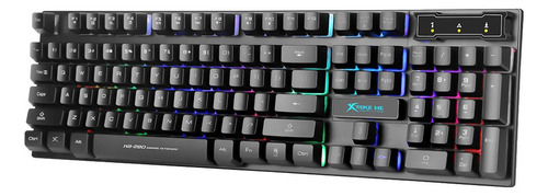 Teclado Gamer Membrana Xtrike Me Kb-280 Qwerty Con Led