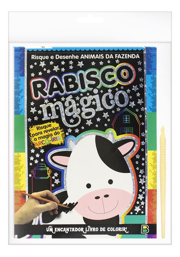 Rabisco Mágico: Animais da Fazenda, de Brijbasi Art Press Ltd. Editora Todolivro Distribuidora Ltda., capa mole em português, 2021