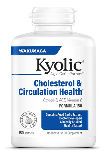 Extracto Añejo Kyolic Omega-3, Colesterol Y Circulación, 18