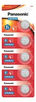 Comprar Panasonic CR2032 pilha botão kit de 5 unidades