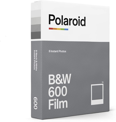 Imagen 2 de 7 de Polaroid Black And White 600 Film Pack P/ 8 Fotos