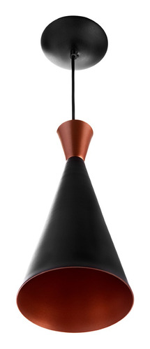Pendentes Cone Preto Canadá Sala Cozinha Churrasqueir