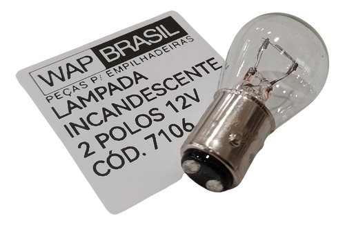 Lampada Incandescente 2 Polos 12v Cód. 7106