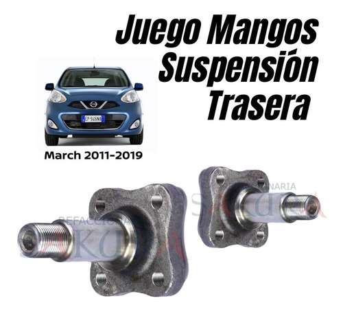 Mangos Ruedas Traseras March 2013 Nissan Orig