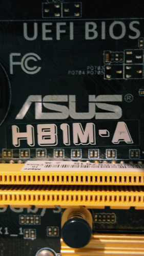 T.madre Asus H81m-a+core I5 4ta Gen.+(4+4)8gb Ram Ddr3 Negro (Reacondicionado)