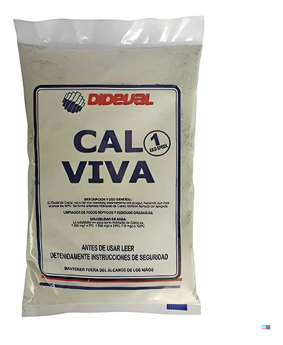 Cal Viva En Bolsa 1 Kg Dideval 