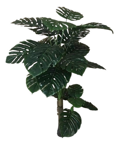 Planta Artificial Tipo Monstera. Altura: 125cm