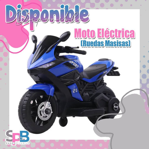 Moto Eléctrica Para Niño Con Bateria Recargable