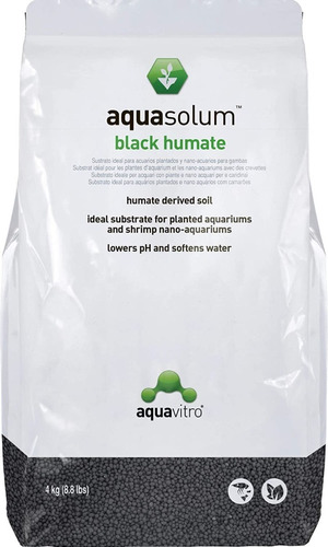Imagen 1 de 2 de Aquasolum Black Humate 4kg Sustrato Acuarios Plantados