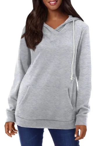 Smallshow Sudadera Con Capucha Para Mujer, Con Forro Polar,