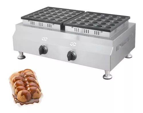Maquina De Mini Pancake 50 Hoyos Gas